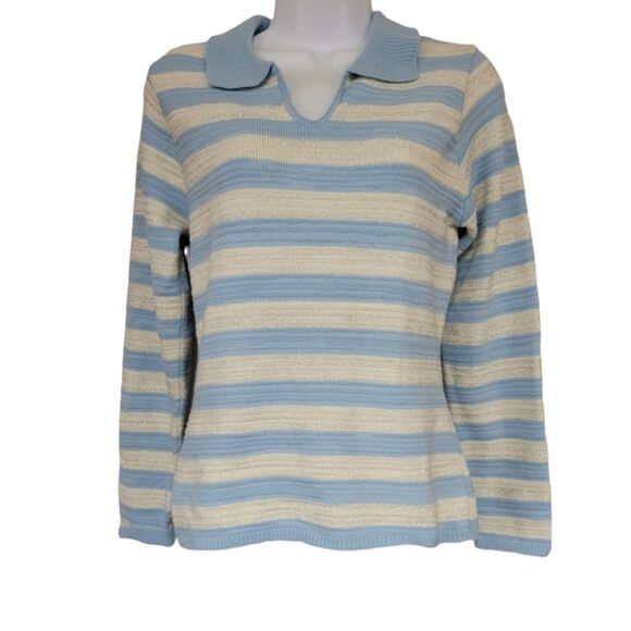 Casual Sweater with Metallic Thread - Picture 1 of 4